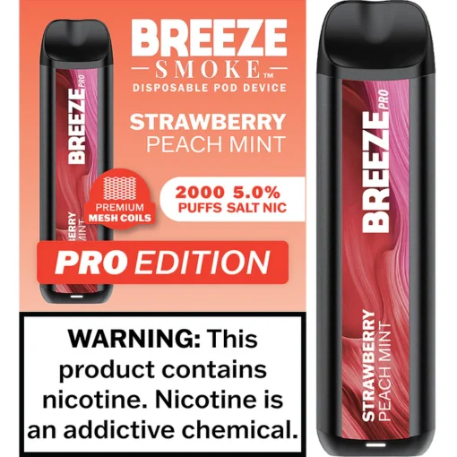 Breeze Vape Pro - Strawberry Peach Mint